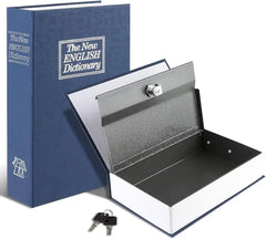 Hidden book safe designed as a Teejori book by Shopzone, featuring a secure compartment concealed inside a standard-looking book.