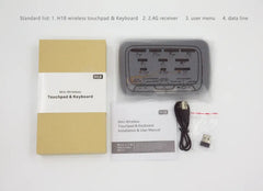 H18+ 2.4Ghz Wireless Keyboard Full Touchpad Backlight Keyboard