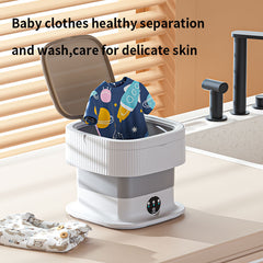 Mini Portable Washing Machine Folding Washing Small Household Folding Washing Machine