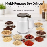 Fast Electric Coffee Grinder 500Ml One-Touch Spice Grinder Electric Grinder For Beans Herbs Nuts US Plug A62X
