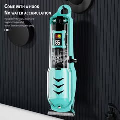 1pc Men'S Hair Clipper, Professional Seamless T-Blade Electric Shaver Trimming Set, Wireless USB Charging with LCD Display, Men'S Gift, Birthday and 12.12 live