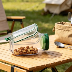 Leakproof Salad Container Plastic Salad Pod Portable Breakfast Fruit Storage Box Keep Fresh Organizer for Picnic Home Office