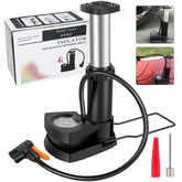 Foot Air Pump With Air Pressure Gauge Portable Mini for Bicycle,Bike,Motorcycle,Car,Football / Mini air pump