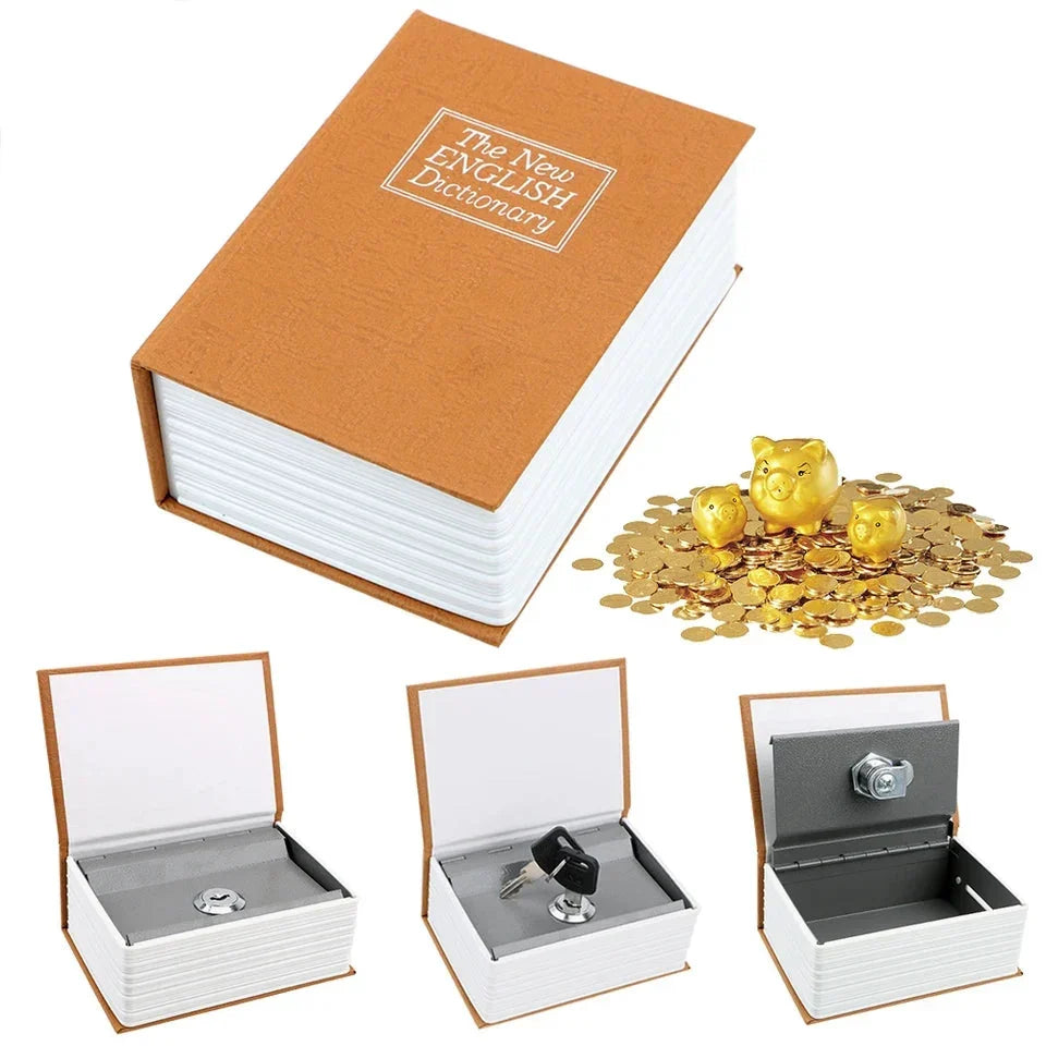 Hidden Book Safe by Teejori, a realistic-looking book safe from Shopzone with secure storage, shown in a closed position.