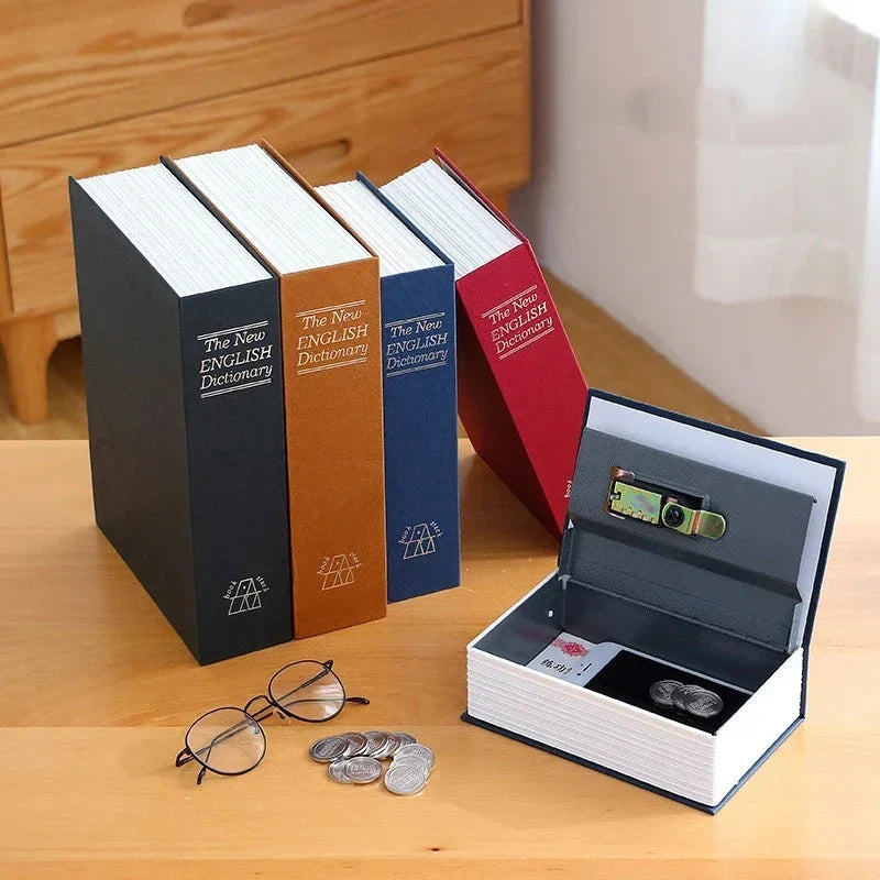 Hidden Book Safe Teejori by Shopzone, a realistic book with a concealed safe compartment for secure storage.