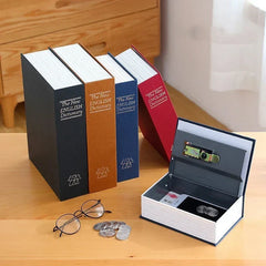 Hidden Book Safe Teejori by Shopzone, a realistic book with a concealed safe compartment for secure storage.