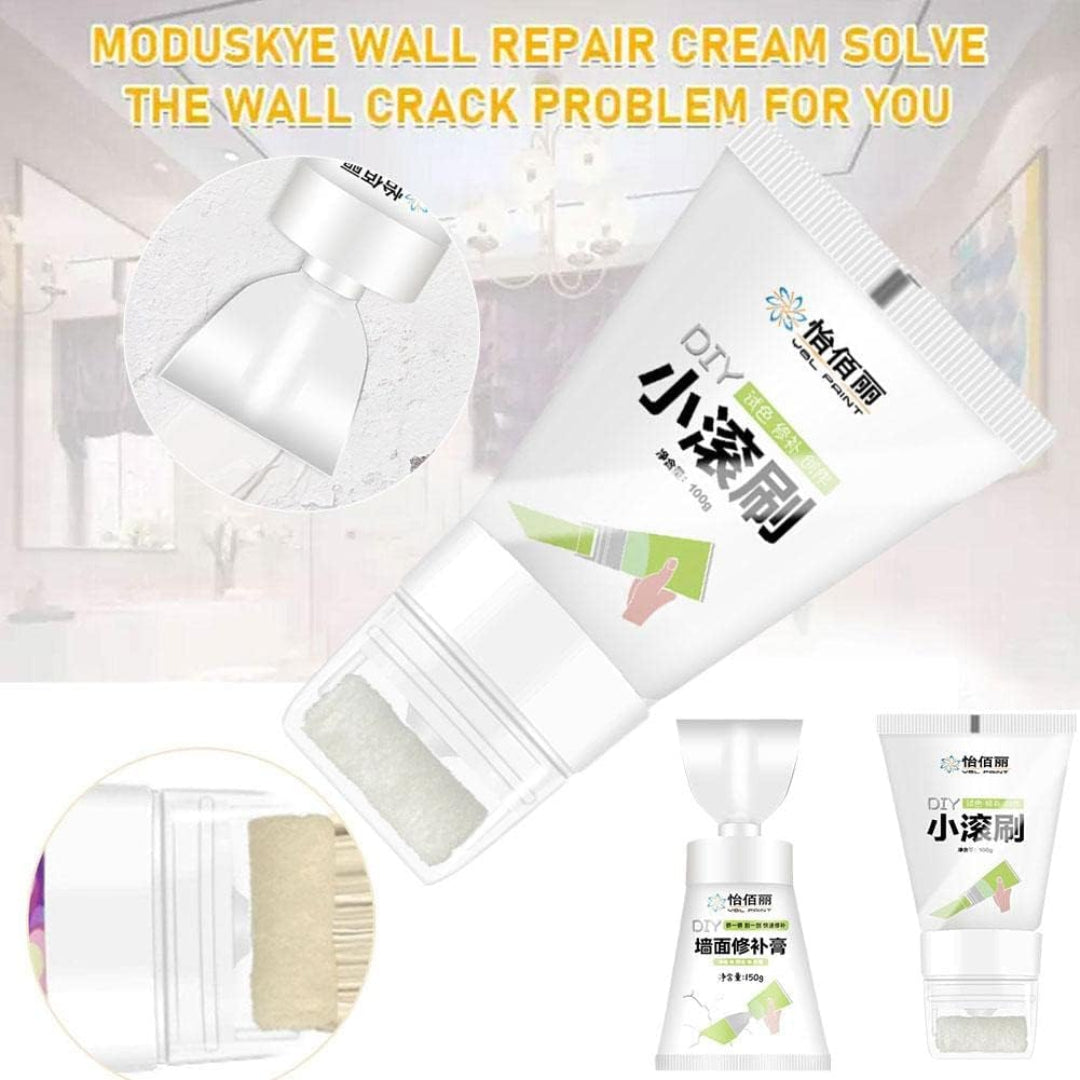White Wall Small Roller Brush Paint, Small Roller Brush Latex Wall Paint, DIY Wall Paint Repair Wall Paste, Dirty Cover Wall Renovation Repair Wall Paint