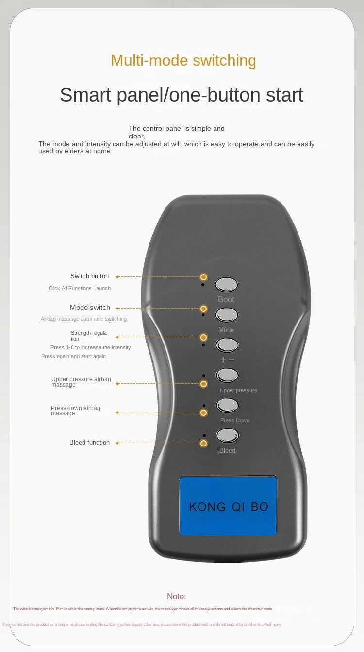 Electric Leg Massager – Pain Relief with Kneading Therapy