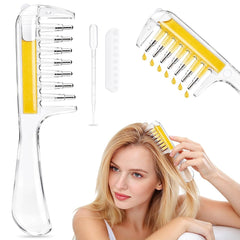 Crystal Scalp Massage Comb & Serum Applicator