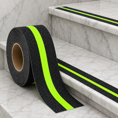 Veltrix Anti Slip Tape For Stairs 2 INCH x 10 METER Waterproof Non-Slip Strips, Heavy Duty Friction Grip Tape for Tiles, Granite, Marble, and Wooden Steps to Prevent