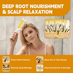 Crystal Scalp Massage Comb & Serum Applicator