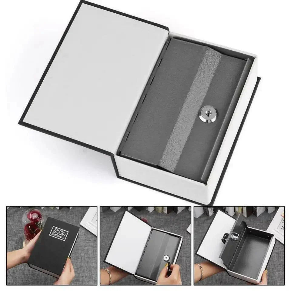 Hidden Book Safe Teejori by Shopzone, a realistic-looking book safe with a secure hidden compartment for valuables.