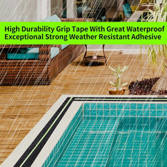 Veltrix Anti Slip Tape For Stairs 2 INCH x 10 METER Waterproof Non-Slip Strips, Heavy Duty Friction Grip Tape for Tiles, Granite, Marble, and Wooden Steps to Prevent