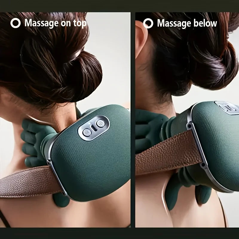 Professional Electric  Massager with Hand-Like Kneading Action ComfortCare USB Rechargeable Neck & Body Massager for Men & Women