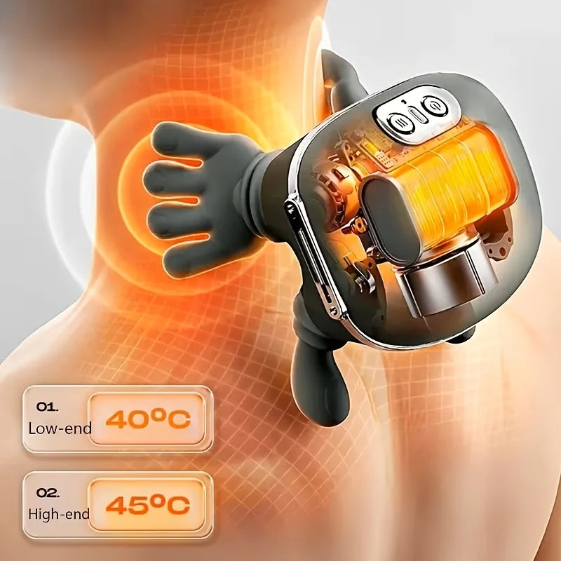 Professional Electric  Massager with Hand-Like Kneading Action ComfortCare USB Rechargeable Neck & Body Massager for Men & Women
