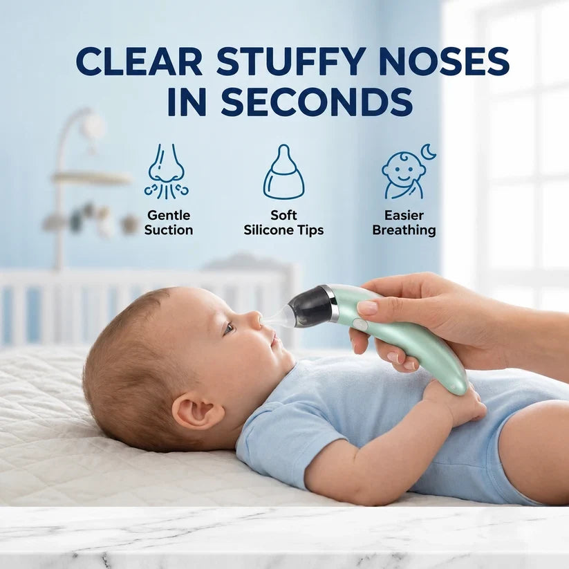 Baby Electric Nasal Aspirator Usb Charging Portable Five-speed Speed Regulation Baby Nasal Aspirator Mucus Cleaning Newborn Nasal Cavity Earwax Cleaning Household Tool