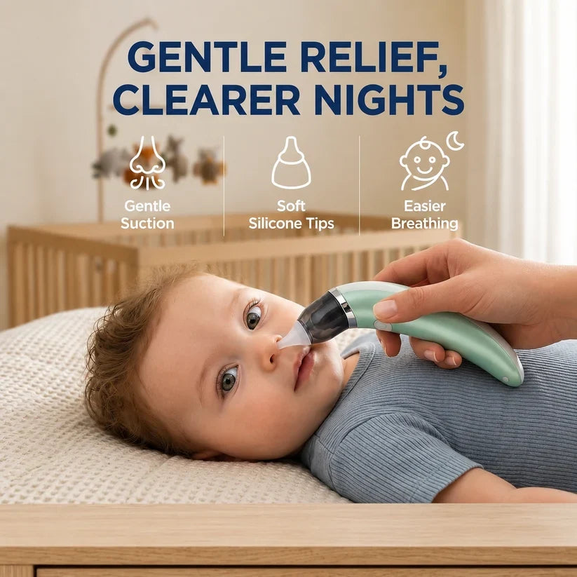 Baby Electric Nasal Aspirator Usb Charging Portable Five-speed Speed Regulation Baby Nasal Aspirator Mucus Cleaning Newborn Nasal Cavity Earwax Cleaning Household Tool