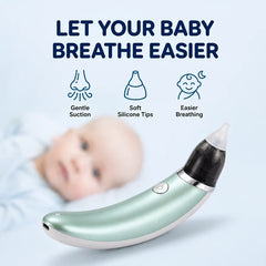 Baby Electric Nasal Aspirator Usb Charging Portable Five-speed Speed Regulation Baby Nasal Aspirator Mucus Cleaning Newborn Nasal Cavity Earwax Cleaning Household Tool