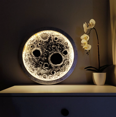 Premium Quality  Moon Light Wall Hanging Hand Made Art Moon Light Decorative  Moon Lamp