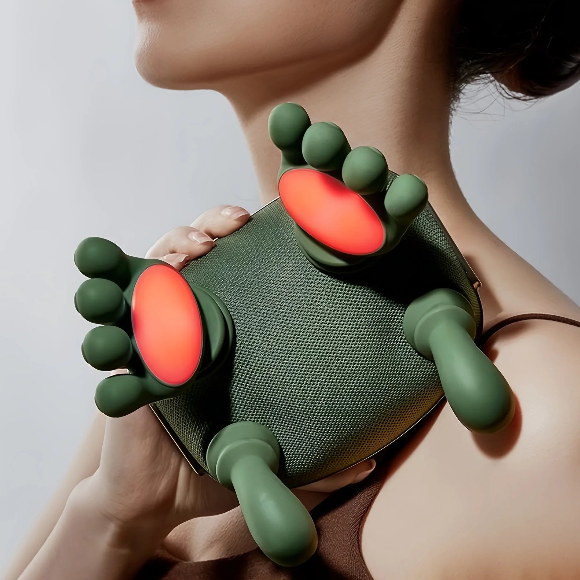 Professional Electric  Massager with Hand-Like Kneading Action ComfortCare USB Rechargeable Neck & Body Massager for Men & Women