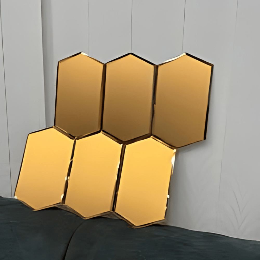 Luxury Hexa Mirror Wall Tiles – High Gloss Finish - AlifdukanAlifdukan types here :)
