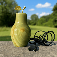 Marble Pear Lamp with Power Cord - AlifdukanAlifdukan types here :)