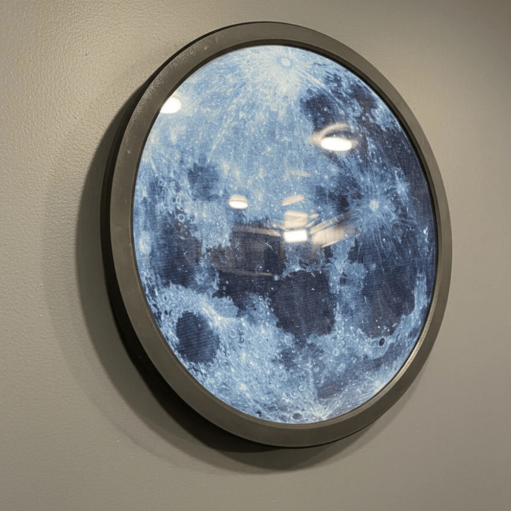 Modern LED Moon Wall Light Decor(Dimensions 18*18 Inch) - AlifdukanStyleNest types here :)