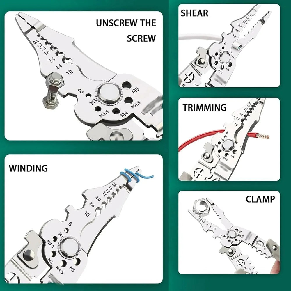 Multi - Function Wire Stripper and Crimping Tool - AlifdukanAlifdukan types here :)