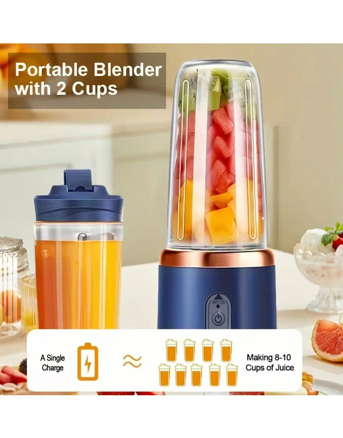 Rechargeable Portable USB Juicer Blender